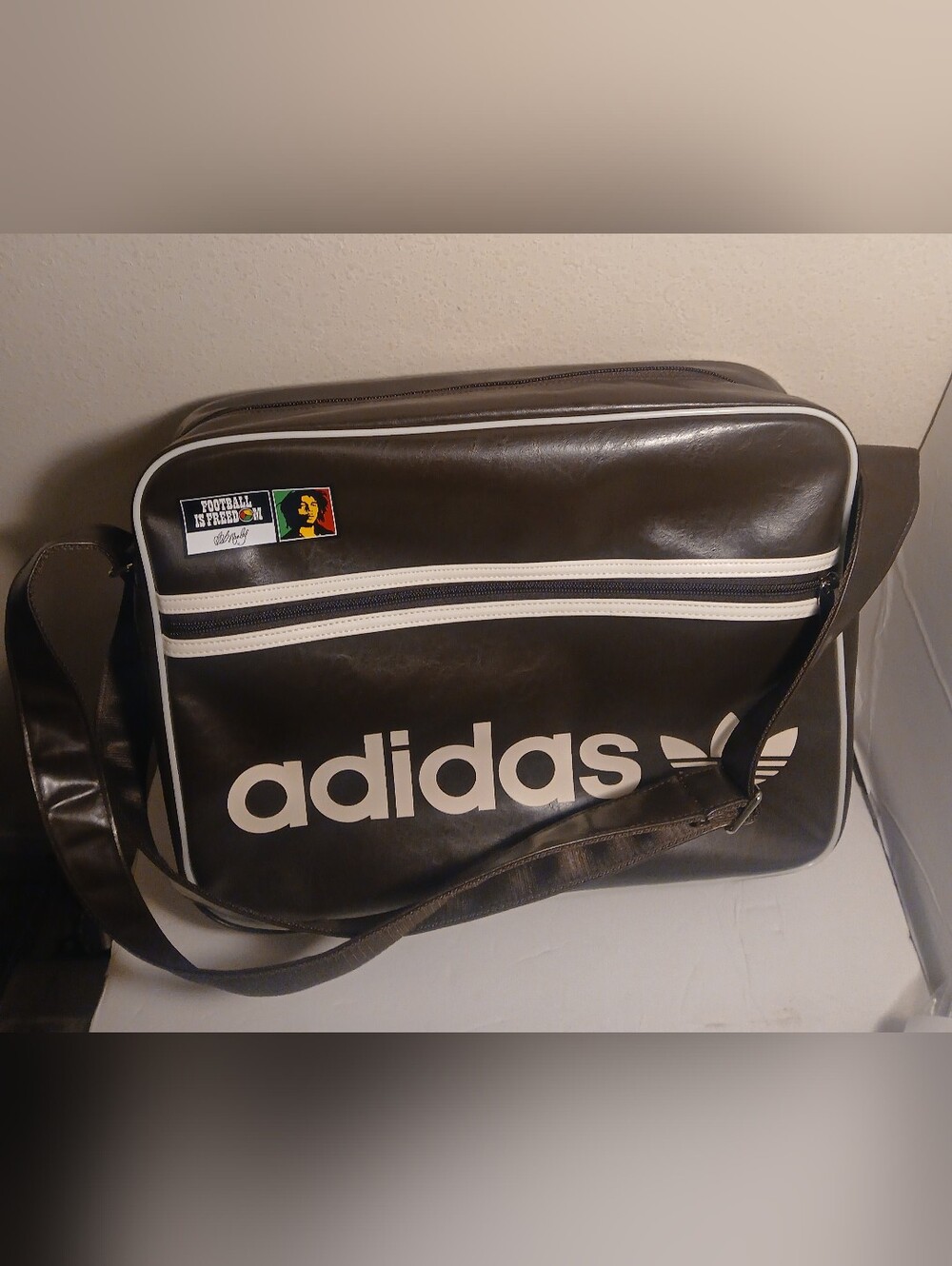 adidas Bob Marley Football is Love Messenger Bag Originals Classic Logo NEW